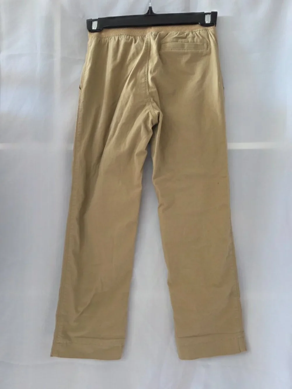 Boys Lined Khakis, Lands' End, Size Small (6-7)